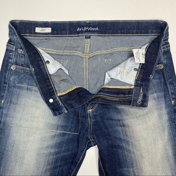 Driftwood | Jody Distressed Patched Straight Leg Jeans - Picture 6 of 6